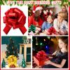 Poen 30 Pieces Christmas Pull Bows Gift Wrapping 5 Inch Large Ribbon Pull Bows for Holiday Gift Bag Box Basket Presents Birthday Wedding Xmas Wrap Accessory Decor view 4