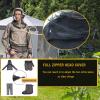 5-Piece Mosquito Suit Set - Adjustable Elastic Straps & Full-Coverage Hood - Ultra-Fine Mesh for Fishing, Gardening, Camping - Anti-Bite Bug Protection (Top+Pants+Gloves+Boot Covers+Bag) view 4