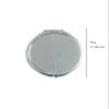 10pcs Sublimation Blank Pill Box Metal Mirror Round 7 Compartment Medicine Pill Case One Week,DIY Heat Transfer Print Portable Pocket or Purse Pill Box Medicine Vitamin Organizer view 3