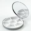 10pcs Sublimation Blank Pill Box Metal Mirror Round 7 Compartment Medicine Pill Case One Week,DIY Heat Transfer Print Portable Pocket or Purse Pill Box Medicine Vitamin Organizer view 4