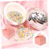 ELAYARD 50pcs Pearl Paper Butterfly Wedding Candy Boxes Foldable Candy Wrapping Boxes for Parties Bridal Showers Anniversaries and Birthdays view 3