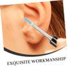 LRXIYODE 15pcs Replacement Ear Spoon Sleeves Visual Ear Wax Picker Covers for Gentle Cleaning Soft Design Blue Green Pink for Adults view 4