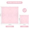 120 Pcs Pink Scalloped Cocktail Napkins,2-Ply Pink Disposable Beverage Party Napkins for Dinner Wedding Birthday Baby Shower view 2
