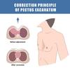 Lmekoe Pectus Excavatum Orthosis Brace, Thoracic Depression Brace, Sternal Rehabilitation Equipment Depression Support for All Children and Adults (M) view 3