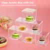 36 Clear Acrylic Mini Square Boxes, Storage & Display Organizers For, Jewelry, Snacks, And Small Items view 4