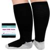 Bulinlulu Extra Width Diabetic Socks Men Women-4 Pairs Wide Edema Sock for Swollen Feet 13-15(4 Pairs Light Grey) view 1