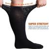 Bulinlulu Extra Width Diabetic Socks Men Women-4 Pairs Wide Edema Sock for Swollen Feet 13-15(4 Pairs Light Grey) view 3
