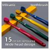 NSKQUFDNFKA Manual Toothbrush Four Colors Toothbrush Widen Soft Eco Friendly Portable Oral Hygiene Care Brush(Green) view 2