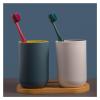 NSKQUFDNFKA Manual Toothbrush Four Colors Toothbrush Widen Soft Eco Friendly Portable Oral Hygiene Care Brush(Green) view 4