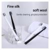 NSKQUFDNFKA Manual Toothbrush 2/4/10PC Brush Silk Soft Bristle Toothbrushes Black and White Men's and Women's Adult Toothbrushes Family Set Brush(694-10pcs) view 3