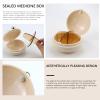 1 Pcs Pill Organizer 4 Times a Day, Weekly Round Pill Box with Removable Compartments, Spill-Proof Portable Travel Pill Case for Daily Medicine CarrierBeige view 3