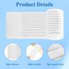 4-Pack Ice Pack Strap,Resuable,Stretchable- 35.5"x3" Adjustable Hook and Loop Elastic Holder & Extender Belt for Secure Ice Pack Wrap,White view 3