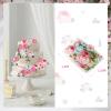 100Pcs Edible Flowers Cake Decorations - Wafer Paper Edible Flowers & Butterflies & Leaves Cupcake Toppers, Flower Cupcake Toppers for Wedding Birthday Baby Shower Party Cake Decorating view 4