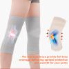 Thicken Knee Warmer with Fleece Lining Stretchy Anti-Slip Arthritic Knee Sleeves Knit Soft Thermal Knees Wrap Pad Leg Sleeve Night Sleep Knees Brace Support Band for Cold Pain Relief view 2