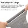 Thicken Knee Warmer with Fleece Lining Stretchy Anti-Slip Arthritic Knee Sleeves Knit Soft Thermal Knees Wrap Pad Leg Sleeve Night Sleep Knees Brace Support Band for Cold Pain Relief view 3