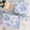 RayofSun Blue Floral Wrapping Paper Roll 17 in x 16.5 ft Mini Roll Vintage Toile Flower Gift Wrap Paper for All Occasion Wedding Birthday Bridal Shower Party Baby Shower Women Men Mother Father view 4
