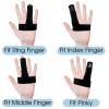 Trigger Finger Splint,Finger Brace,Broken Fingers Straightening,Pain Relief,Arthritis or Support for Fingers,Knuckle Splint Fits Index/Middle/Ring,Adjustable straps for Left or Right Hand (Black) view 2