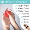 Trigger Finger Splint,Finger Brace,Broken Fingers Straightening,Pain Relief,Arthritis or Support for Fingers,Knuckle Splint Fits Index/Middle/Ring,Adjustable straps for Left or Right Hand (Black) view 3
