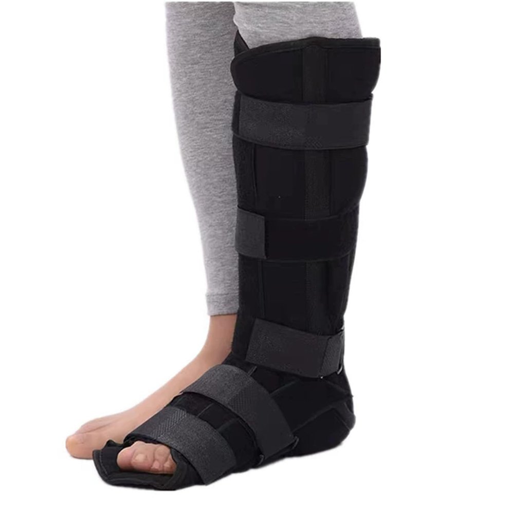 SFKLYU Ankle Brace for Women Men, Plantar Fasciitis Night Splint, Orthopedic Sleeping Immobilizer Suitable for Bone Fixation or Support in Case of Fracture,Left,M