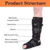 SFKLYU Ankle Brace for Women Men, Plantar Fasciitis Night Splint, Orthopedic Sleeping Immobilizer Suitable for Bone Fixation or Support in Case of Fracture,Left,M view 2