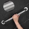 WEISUYUUS 2 Pack Sturdy Stainless Steel Anti Slip Grab Rod Rails Convenient for Bathroom and Shower 12Inch view 4