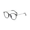 Jingyuton Fashion Myopia Distance Glasses For Men Women Blue Light Blocking Computer Nearsighted Glasses Oval Frame (Black, 4.5, Diopters) view 1