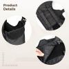 Adjustable Back Stretcher For Home Use, Spine Stretching Belt For Neck And Waist Relief, Black M Size, Posture Correction, Pain Relief view 2