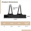 Adjustable Back Stretcher For Home Use, Spine Stretching Belt For Neck And Waist Relief, Black M Size, Posture Correction, Pain Relief view 4