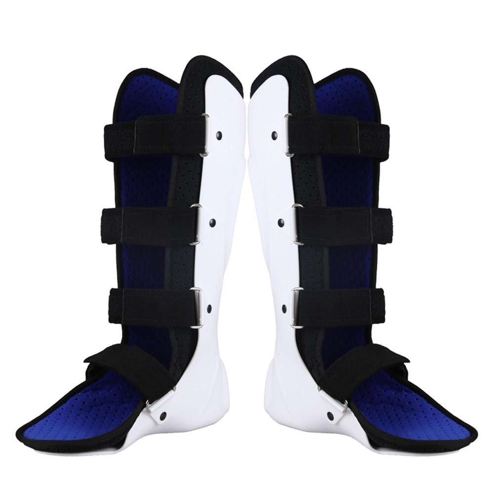 SFKLYU Orthopedic Sleeping Immobilizer, Orthosis Leg Brace Support, Sleeping Drop Foot Support for Ankle or Foot Sprained Injuries Fracture,A 1 Pair,S