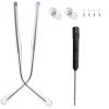 Zerodeko 1 Pair of Eyeglasses Replacement Temples, Universal Glasses Arms Repair Kit, Metal Glasses Legs, Blue, 5.31 Inch view 1