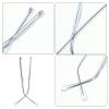 Zerodeko 1 Pair of Eyeglasses Replacement Temples, Universal Glasses Arms Repair Kit, Metal Glasses Legs, Blue, 5.31 Inch view 4