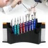 WADPP 15pcs Optical Eyeglass Repair Tool Kit, Professional Glasses Repair Set with 9 Pliers and 6 Screwdrivers, Multi-Layer Stand, Anti-Slip Rubber Handle, Stainless Steel Material view 1