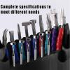 WADPP 15pcs Optical Eyeglass Repair Tool Kit, Professional Glasses Repair Set with 9 Pliers and 6 Screwdrivers, Multi-Layer Stand, Anti-Slip Rubber Handle, Stainless Steel Material view 2