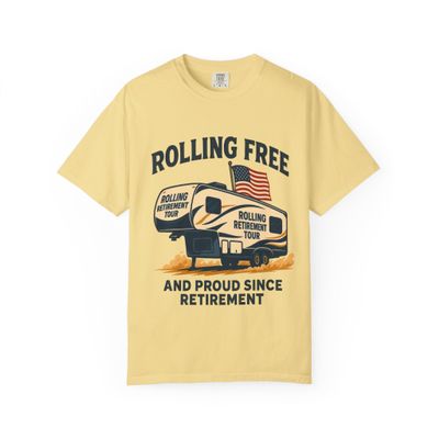 Rolling Free Comfort Colors T-Shirt Butter