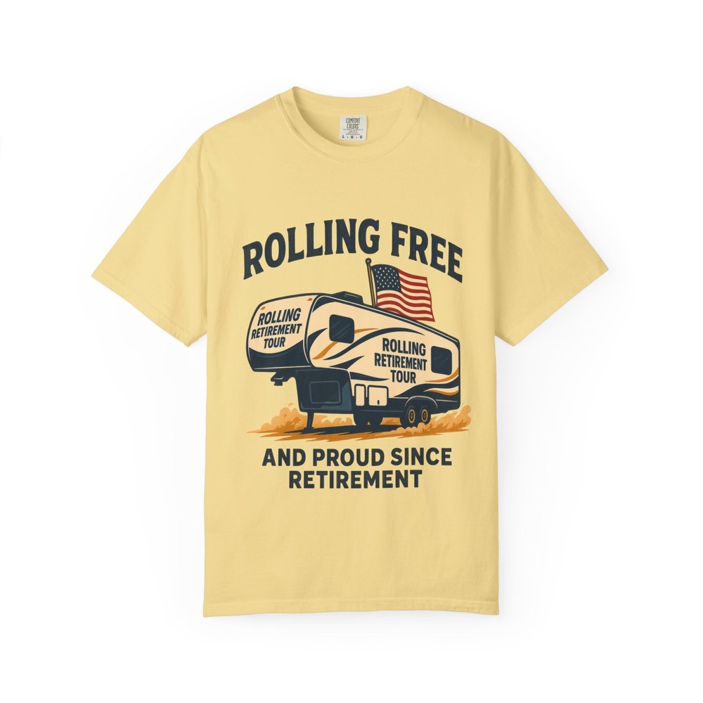 Rolling Free Comfort Colors T-Shirt Butter