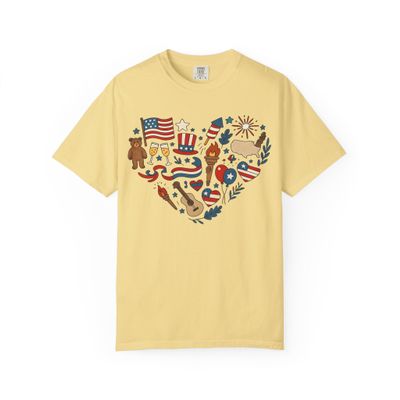 American Heart Comfort Colors Butter