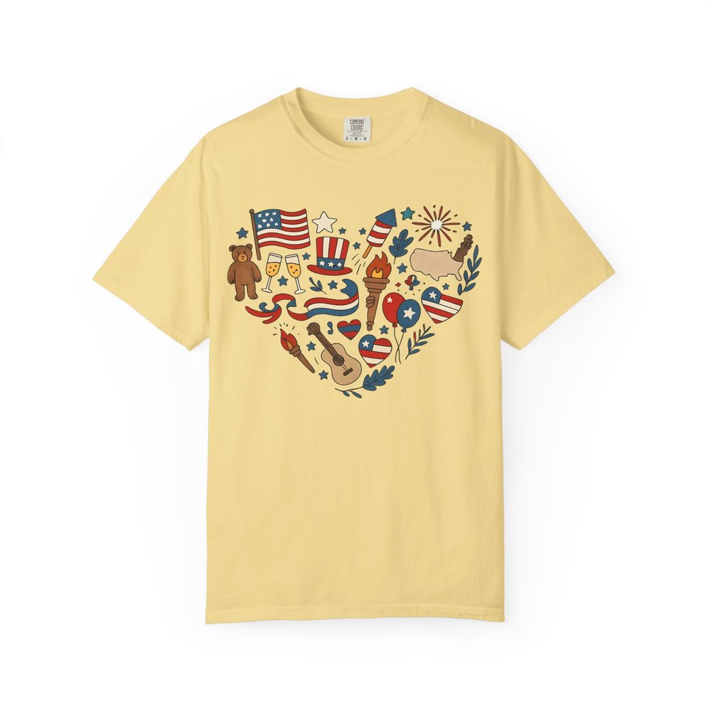 American Heart Comfort Colors Butter