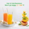 3-Pack Natural Plant Straws | 600 PCS 7.8'' Disposable Drinking Straws | Durable for Hot & Cold Drinks view 4