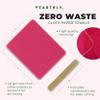 Earthly Co. Reusable Paper Towels - 10 Pack - Roll of Washable Cotton Cloth Paper Towels - Paperless Reusable Napkins Cloth Washable - Absorbent + Long Lasting - Zero Waste Products - (Pink Power) view 3
