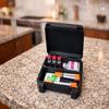 6-Slot 3ml Vial Storage Case Organizer for GLP-1, Insulin, Peptides & TRT/HRT Holds 6 Vials (17mm x 40mm) + Syringes with Oversized Compartment Compact Travel Case view 2