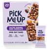Pick Me Up Provisions Mini Gluten Free Salted Caramel Dark Chocolate Nut Bar, 20 Bars, Perfect for Lunches, Protein Snack view 1