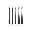 NSKQUFDNFKA Manual Toothbrush 5pcs/Set Toothbrush Bristle Ultrafine Adult Tooth Brush Teeth Deep Cleaning Care Brush Portable Travel Brush(Black 5 Pieces) view 1
