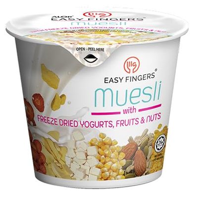 Alor Freeze Dried Museli Soup No Preservatives, Additives, or Artificial Ingredients Easy-to-Prepare, Gourmet Soup for Quick Meals, Pasta Sauces, & Gravies, (30 Grams x 8 Packs - Museli)