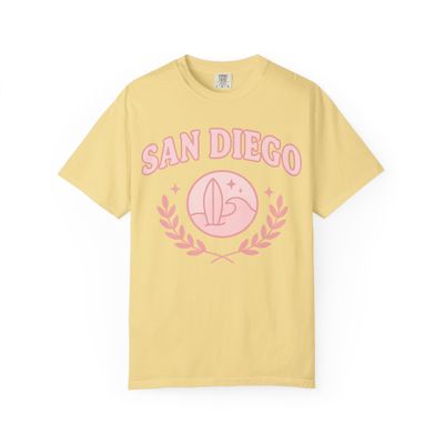 San Diego Surf City Comfort Colors Butter