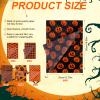 30 Sheets Halloween Tissue Paper, 14x20in Orange and Black Pumpkins Ghosts Dot Print Gift Wrapping & Packaging Paper for Halloween Party Favors Art Decorations DIY Crafts, 6 Designs view 2