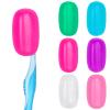 10 Pack Travel Toothbrush Head Covers, Toothbrush Protector Cap Portable Silicone Cover for Household Travel, Camping, Bathroom, School, Business view 3
