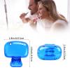 10 Pack Travel Toothbrush Head Covers, Toothbrush Protector Cap Portable Silicone Cover for Household Travel, Camping, Bathroom, School, Business view 4