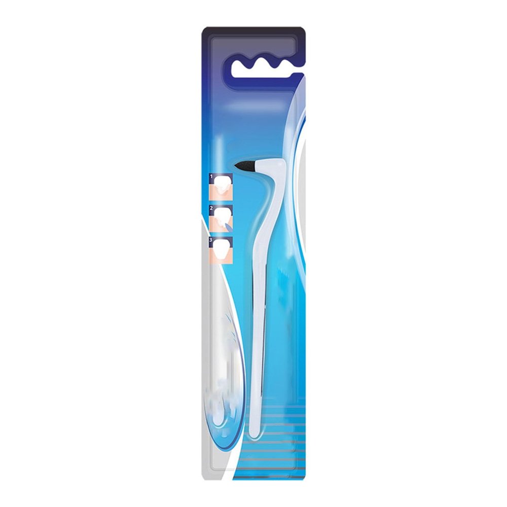 NSKQUFDNFKA Manual Toothbrush Interdental Brush Toothbrush Stain Eraser Sponge Remove Tartar/Tea Stains Oral Care Tools Tooth Stain Cleaning Brush(White)