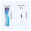 NSKQUFDNFKA Manual Toothbrush Interdental Brush Toothbrush Stain Eraser Sponge Remove Tartar/Tea Stains Oral Care Tools Tooth Stain Cleaning Brush(White) view 4