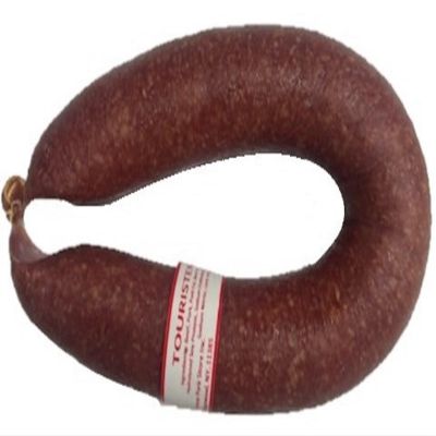 German Touristenwurst Ring Salami 1.25Lbs By Forest Pork